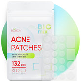 Pimple Patches for Face with Tea Tree Oil 132 pcs. Hydrocolloid Acne Pimple Patches. Blemish Patches, Acne Dots, Pimple Stickers, Acne Patch and Pimple Patch